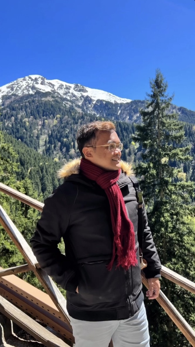 Shahrul at Uludag Mountain, Turkey